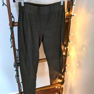 LOFT Come Fireside Leggings - Green, Size M